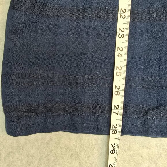 Tommy Bahama Mens Size M Linen Blend Striped Camp Shirt Coastal Fisherman Beach - Picture 8 of 8